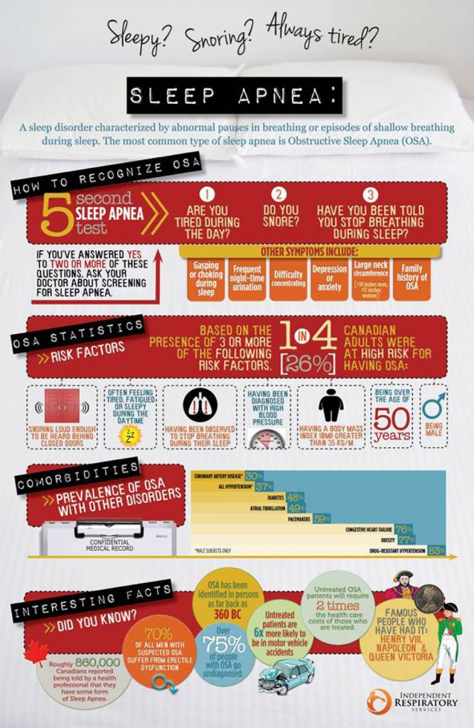 Image result for What Causes Sleep Apnea? infographics